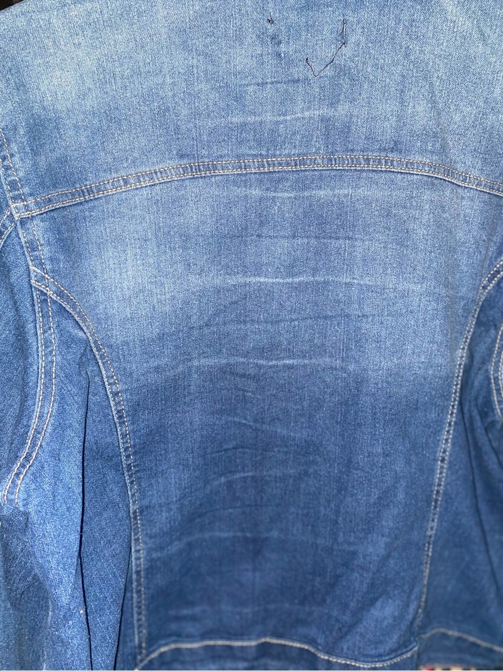 New look Size 1X blue Women Jean jacket - Picture 3 of 3